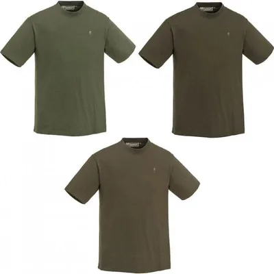Zdjęcie produktu dla Pinewood 3-pak T-shirt zielony/brąz myśliwski/khaki - Rozmiar: XXL