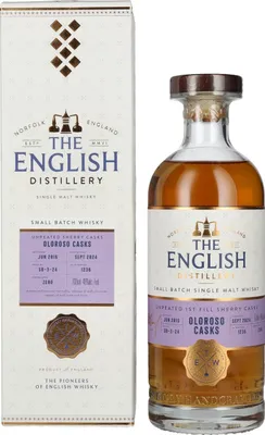 Produktbild von The English Distillery Oloroso Casks Small Batch Single Malt Whisky 46% Vol. 0,7l in Geschenkbox
