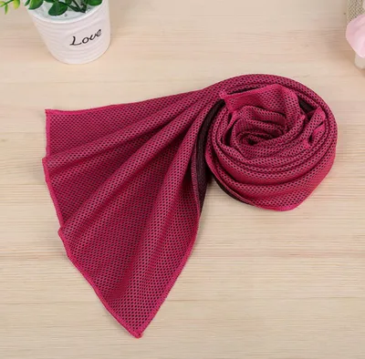 Produktbild von Kühlendes Sporthandtuch Fitness Abkühlung Handtuch Kühlhandtuch Kühltuch Cooling Towel Sport Fitness Sporthandtücher Roserot