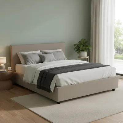 Image de Scolecite - Lit Double, Gris, Coffre Italy