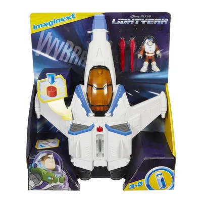 Produktbild von Mattel HGT26 - Disney Pixar Lightyear - imaginext - Spielfigur & XL Raumschiff mit Licht und Sound