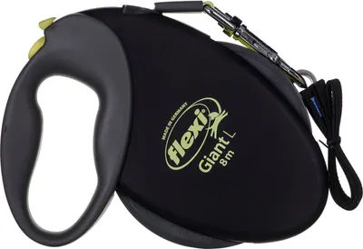 Immagine prodotto di TRIXIE NEON GIANT L 8 m Black. Yellow Dog Retractable lead