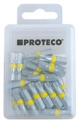 Produktbild von Proteco - 42.09-181-T-25 - Innensechskant-Schraubendreher, 1/4", Torx 25, 25 mm, Box, 25 Stück, PROFI