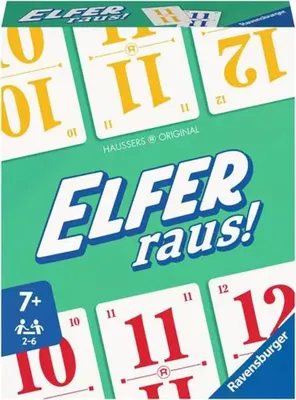 Produktbild von Ravensburger Elfer raus! Klasická kartová hra pre 2 - 6 hráčov, hra od 7 rokov pre deti a dospelých