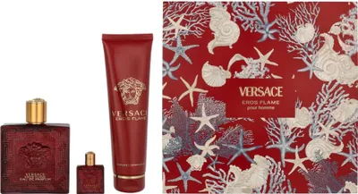 Produktbild von Edp Spray 100ml/ Bath & Shower Gel 150ml/Miniatura Versace Eros Flame Giftset