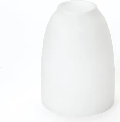 Produktbild von Lampenglas Ersatzglas Lampenschirm für E14 Lampen, Loch 36mm, Höhe 110mm, opal weiß, matt