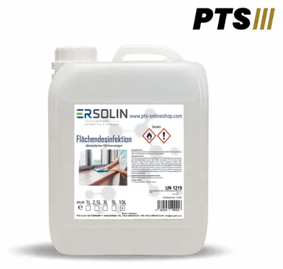 Produktbild von Ersolin Flächendesinfektion | Alkoholischer Flächenreiniger | Desinfektionsmittel 10L
