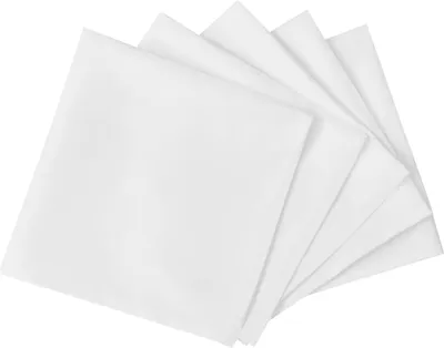 Zdjęcie produktu dla 50 serwetek obiadowych białych 50 x 50 cm