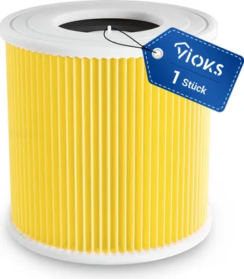 Produktbild von Hepa-Flachfaltenfilter passend wie Kärcher 6.414-552.0 Lamellenfilter für Mehrzwecksauger