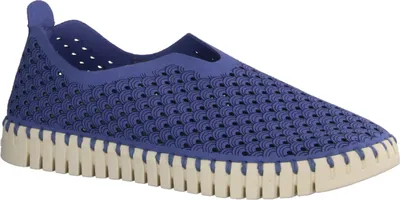 Produktbild von Ilse Jacobsen Tulip Slipper, Synthetik, Braun, Blau, Wechselfußbett - Damenschuhe Bequeme Ballerina / Slipper, Blau