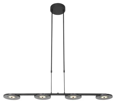 Immagine prodotto di Lampada a sospensione - nero - Turound - vetro metallo - lampada di design - LED - 3512ZW - Steinhauer Exclusive