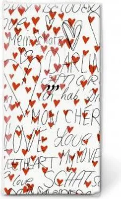 Produktbild von (alt01268)(neu) Taschentücher, Amore infinito