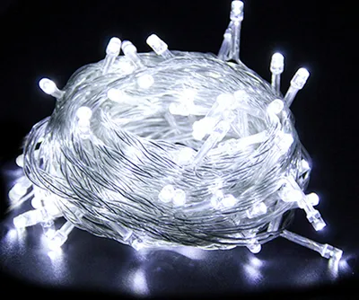 Zdjęcie produktu dla SWANEW 30M 300 LED lampki choinkowe zimna biel 8 trybów oświetlenia party ogród wewnętrzny dekoracja zewnętrzna lampki choinkowe IP44