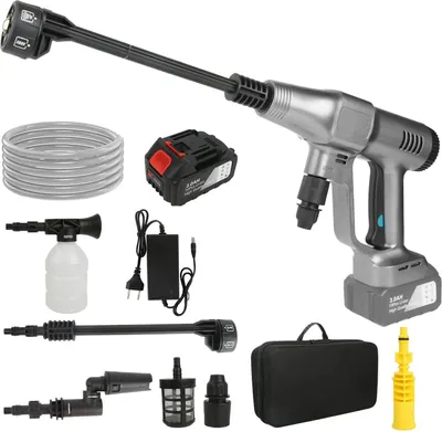 Obrázek produktu pro Elektrická vodní pistole, vysokotlaká, bezdrátové provedení, 1 baterie, EU, elektrická