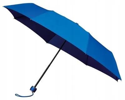 Produktbild von IMPLIVA LGF-202, Kompakt, Regenschirm, Rund, Blau, Metall, Polyester