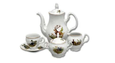 Obrázok produktu pre Thun 1794 Bernadotte, kávový set, poľovnícky dekor, Thun