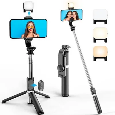 Productafbeelding van Selfie Stick - Selfie Stick Universeel - Selfie Stick Tripod - Selfie Stick Bluetooth
