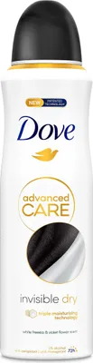 Immagine prodotto di Dove Advanced Care Antitraspirante Invisible Dry, 200 ml