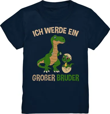 Produktbild von Trex Dino Großer Bruder Shirt – Navy / 152/164 (12-14)