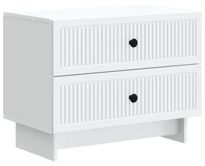 Obrázok produktu pre Nočný stolík Biela 62 x 34,5 x 47,5 cm Kompozitné drevo