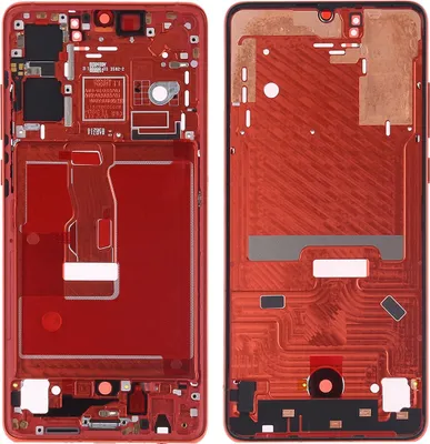 Immagine prodotto di Telaio centrale per Huawei P30 Arancione Telaio di alloggiamento anteriore Piastra lunetta LCD sostituzione