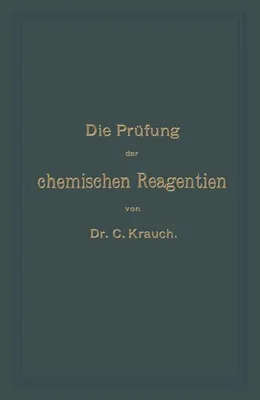 Immagine prodotto di Die Prüfung der chemischen Reagentien auf Reinheit