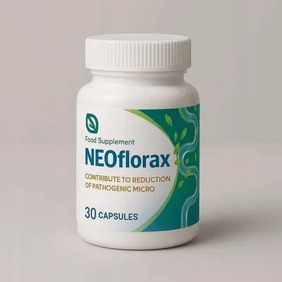 Produktbild von Neoflorax – 30 Kapseln: Natürliche Unterstützung für die Verdauung und Entgiftung