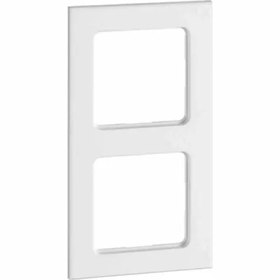Produktbild von PEHA AURA D 20.572.70 T Frontplatte - 2 x Gesamtzahl Buchse(n) - Thermoplast - Aluminium - 2-gang