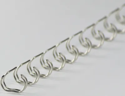 Productafbeelding van LMG 23RM79-BR 100 LMG Drahtbinderücken silber für 50 Blatt