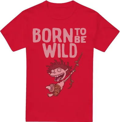 Immagine prodotto di The Wild Thornberrys - Maglietta "Born To Be Wild" da uomo TV6781 (S) (Rosso)