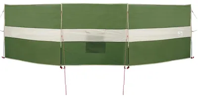 Zdjęcie produktu dla vidaXL Parawan kempingowy zielony 490x123 cm Wodoodporny