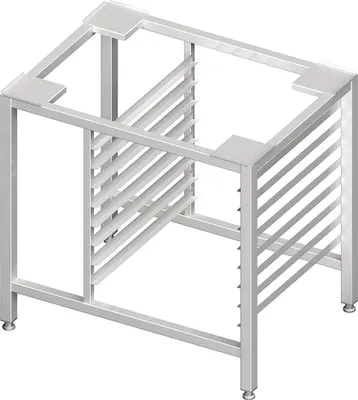 Produktbild von Untergestell mit GN 1/1 Einschubschienen, 1050x770x750 mm, verschweißt