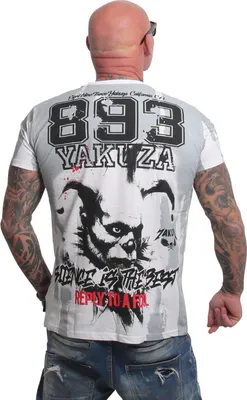 Produktbild von Yakuza Herren Fool Allover Regular T-Shirt, Weiß, M