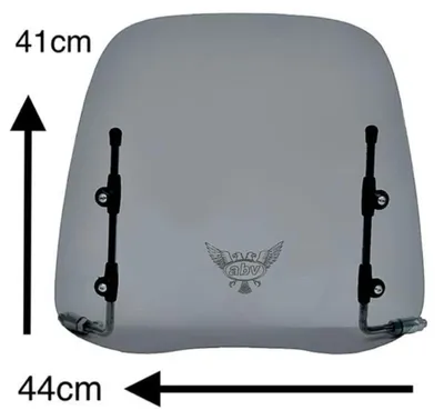 Imagen del producto de Parasol universal, parabrisas, para ciclomotores, scooters, cuatrimotos, protección contra el viento