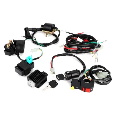 Obrázok produktu pre Elektroinštalácia, Elektroinštalácia štartovacieho motora, Súprava elektroinštalácie, Elektroinštalácia štartovacieho motora 110cc, Príslušenstvo na úpravu motocykla