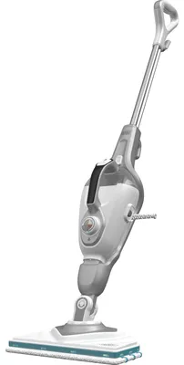 Produktbild von Black & Decker Steam-Mop + SteaMitt, Dampfmopp, 0,5 l, Grau, Tasten, 8 m, 1600 W