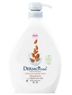 Obrázok produktu pre Dermomed, Tekuté mydlo s pumpičkou, mandľa, 1000 ml