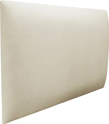 Produktbild von RAVIO Wandpaneel Gepolstert Wandpolster Kopfteil für Betten Wandverkleidung Wandpolsterung Wanddeko 3D Wandkissen Polsterpaneele (70 x 40 cm, Farbe: Creme - Mono 231)