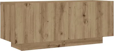 Zdjęcie produktu dla vidaXL Półka pod TV dąb Artisan 100x35x40 cm materiał drewnopochodny