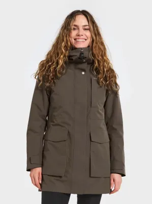 Produktbild von Didriksons Harriet - Damen Parka, Größe:38, Farbe:mocha brown