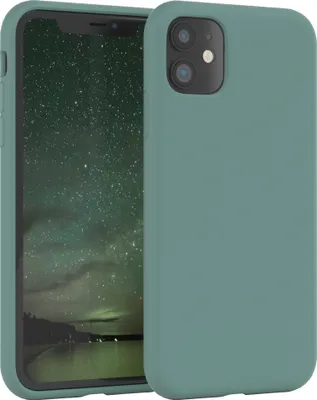 Produktbild von EAZY CASE Silikonhülle für Apple iPhone 11 Silikon Backcover Schutz in Grün