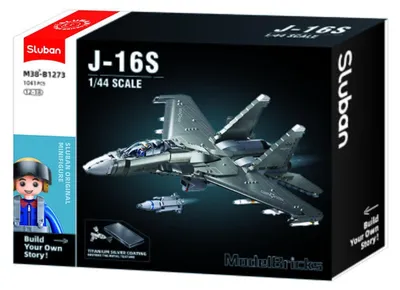 Produktbild von Sluban ModelBricks J16 Aircraft RU SU-30 1041 St. 1/44