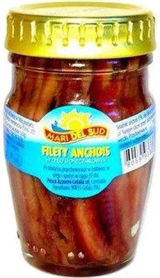 Produktbild von Mari Del Sus | Anchovisfilets - 75g - Eingelegt - Italienische Delikatessen - Fischkonserven