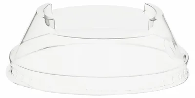 Produktbild von 100x Domdeckel stapelbar für Becher 300/400/500ml Ø 96mm aus PLA