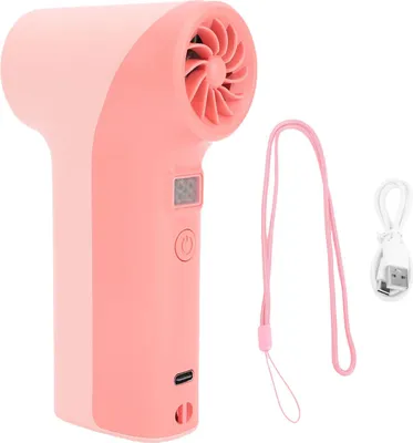 Image de Turbo ventilateur portatif 40000 t/mn haute vitesse 5 engrenages rechargeables avec lumière LED Roseate