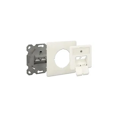 Zdjęcie produktu dla DeLOCK 86195, RJ-45, 6a, Biały, 80 mm, 39 mm, 80 mm