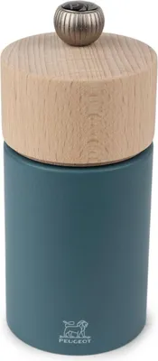 Produktbild von PEUGEOT Pfeffermühle BOREAL 12cm Zirkonia-Mahlwerk Buchenholz Rauchblau