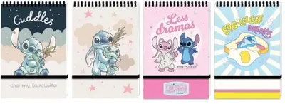 Produktbild von Notizblock A6/96K, kariert, Stitch (10 Stück) – Beniamin