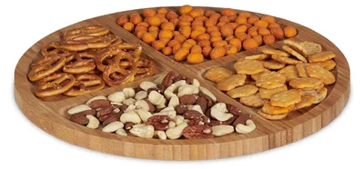 Image de Assiette de présentation ronde avec compartiments, 33 cm