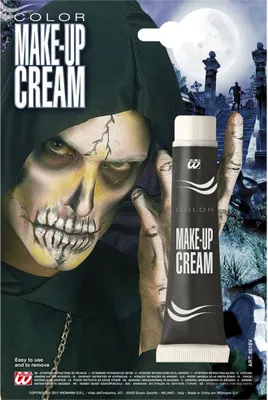 Produktbild von Make-up Tube schwarz - Fasching Schminke Halloween